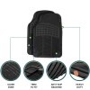 Jeep NEW 4PC BLACK JEEP ALL WEATHER HEAVY DUTY RUBBER