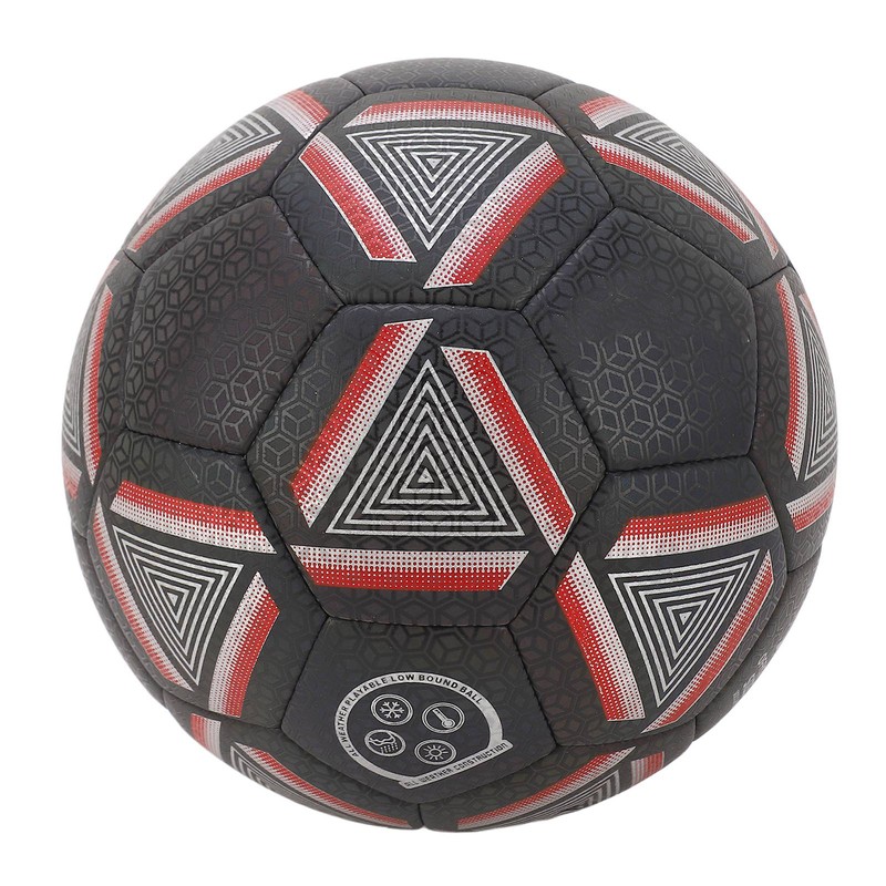 Reflective Soccer Ball Standard Size 5 Durable PU Leather Luminous