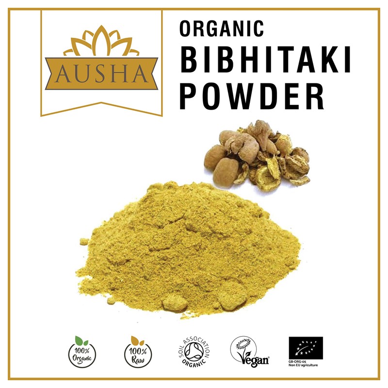 Ausha Organic Haritaki Powder 200g | Terminalia Chebula l Constipation