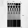 JeeSoarToFar Blackout Stickers, Dimmable LED Filter Sheets (4 Pieces) -