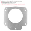 Throttle Body Adapter Gasket 4‑Bolts Intake to 3‑Bolts Throttle Body