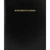 BookFactory Investments Planning Log Book/Journal/Logbook - 120 Page, 8.5''x11'', Black