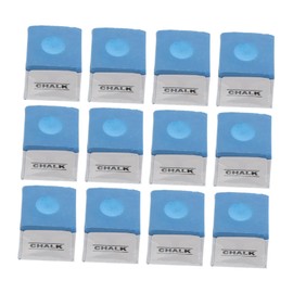 OHPHCALL Professional Billiard Chalk 12 Cubes Snooker Chalk Bulk Supplies Ideal for Tournament Use
