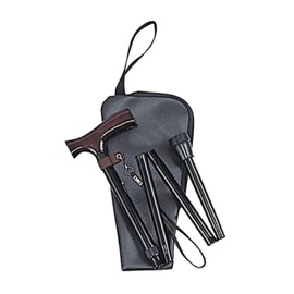 Miki Aluminum Cane Basic (Extendable Folding) MRA-01222 (Black)