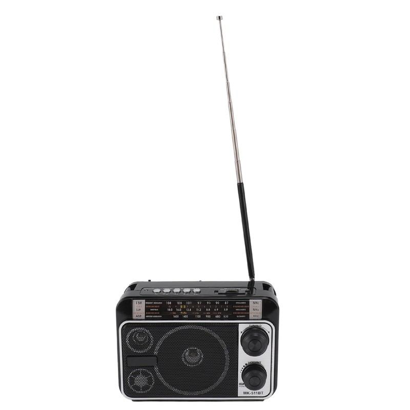 Portable Shortwave Radio FM AM SW Bluetooth 5.0 Multifunction Multi