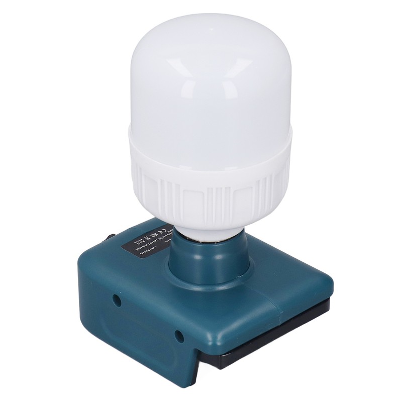 Battery Powered Work Light Bulb E27 Adjustable Brightness LED Bulb