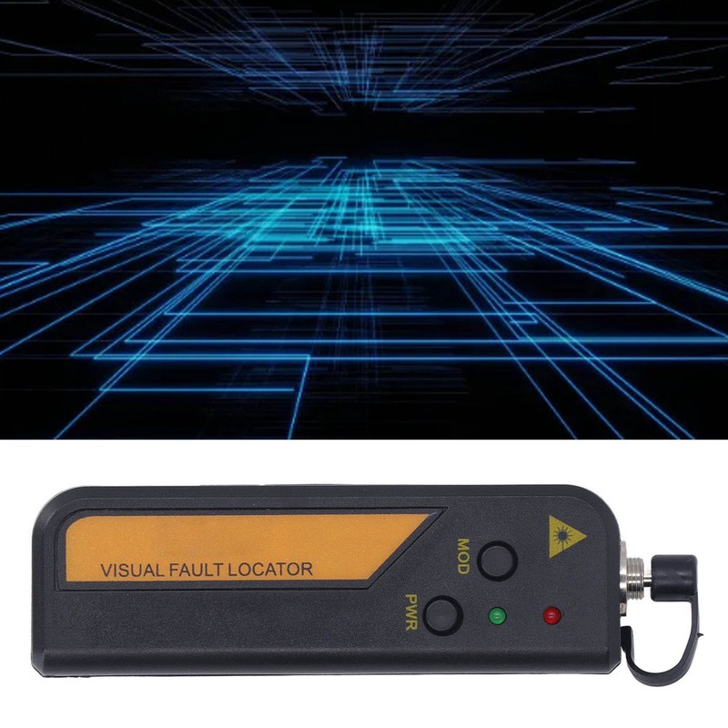 30KM VFL Fiber Optic Visual Fault Locator High Accuracy 2.5mm