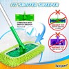 Reusable Microfiber Mop Pads Compatible with Swiffer Sweeper, Dry Sweeping