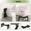 ROMGUAR CRAFT 7 Inch Bamboo Toilet Stool, Foldable Poop Stool,