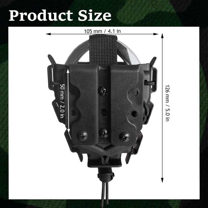Molle Handcuff Pouch, Cuff Case for Duty Belt, Fit Handcuff