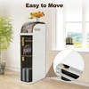 WUSILILU 3 Drawers Bathroom Floor Organizer Cabinet,Free Standing Cabinet w/4