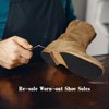 Shoe Rubber Sole Sheet, 1.2MM Thick Shoe Sole Repair Rubber,