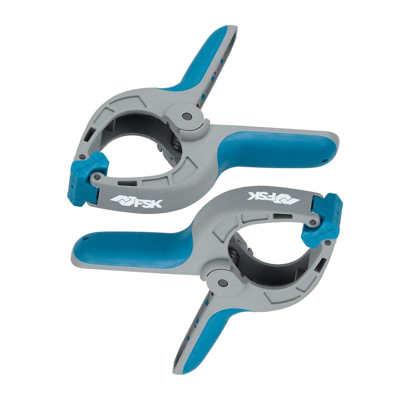Ferrestock FSKPRS002 Pack Spring Clamps Non Slip Grip Swivel Jaws