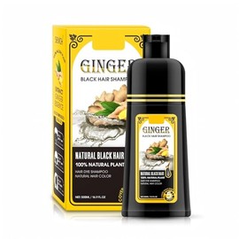 gowwim- Champú para teñir el cabello semipermanente Ginger Black, Color Matter instantáneo de 30 días, se completa en 5 minutos