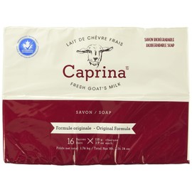 Caprina Canus Original Formula Fresh Goat's Milk Soap, 16 bars