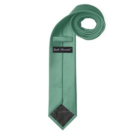 Jacob Alexander Solid Color Men's Regular Tie - Seafoam