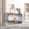 Adowes Floating Nightstand 2 Pack Metal Geometric Modern 2 Tier