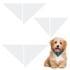 OLYCRAFT 6Pcs 6 Sizes Dog Bandana Sewing Template Set Small