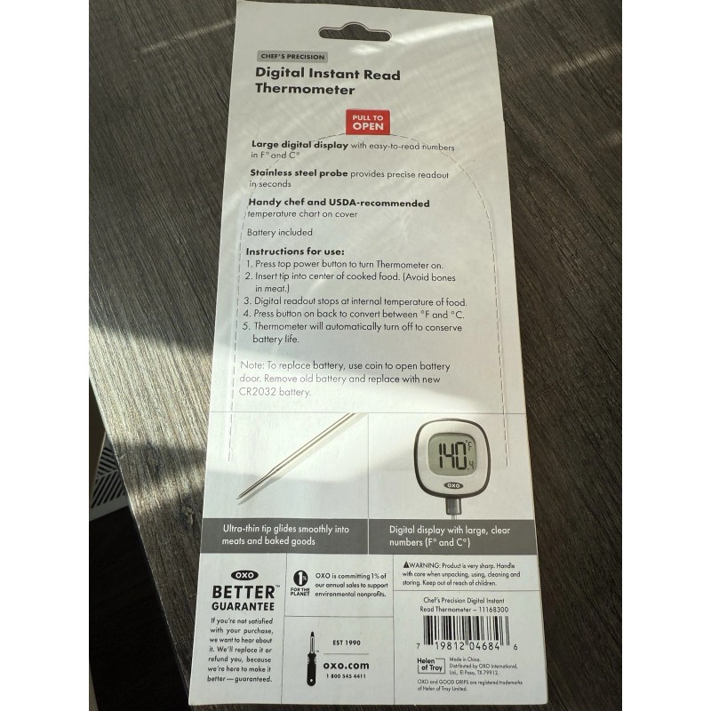 OXO Good Grips Chef's Precision Digital Instant Read Thermometer Pivot