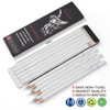 GETHPEN Professional White Charcoal Pencils Set - 6 Pieces Sketch