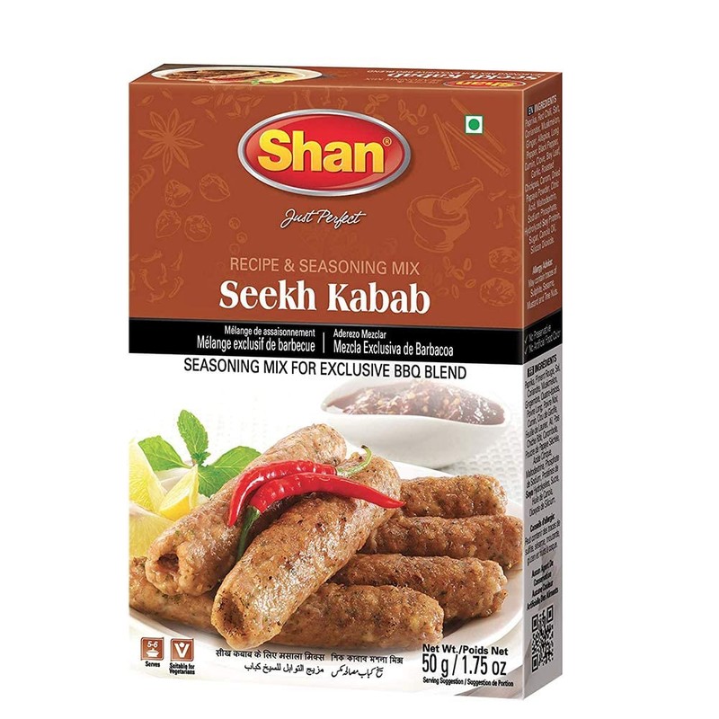 Shans Seekh Kabab Masala 50g - Pack of (6)