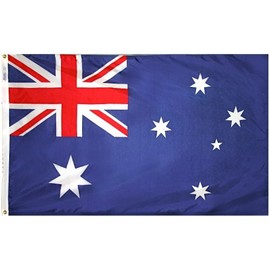 5x8' Australia Nylon Flag - All Weather, Durable, Outdoor Nylon Flag - All Star Flags