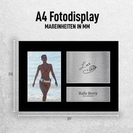 HWC Trading A4 Halle Berry James Bond The Another Day Gifts Printed Signed Autograph Picture For Movie Memorabilia Fans