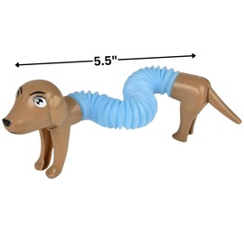 Rhode Island Novelty 5.5" Dachshund Fidget Pop Tube