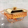 jinsongdafa Casserole Dish 8.7" x 8.7"Glass Baking Dish with Stainless