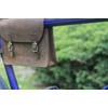Frame Satchel Bag For Bicycle Genuine Leather ANTIQUE BROWN Bike