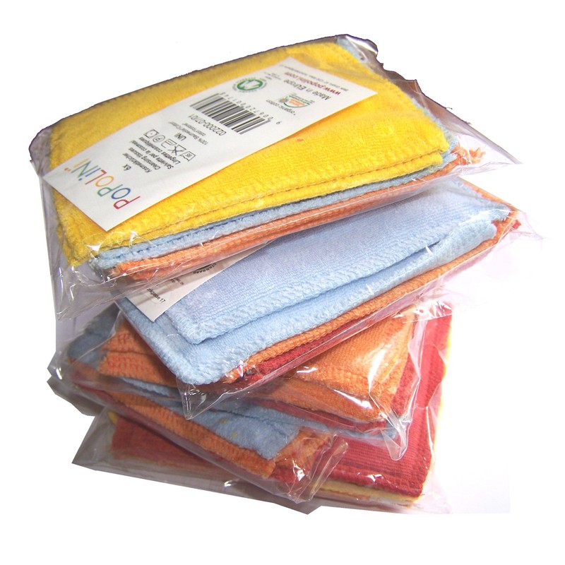 Popolini Cosmetic Tissues Colourful Pack of 6 Organic Cotton