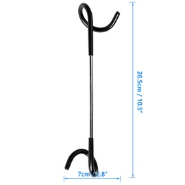 4 Sets Bird Feeder Wrap Hooks Pole Attachment Arm Pole Bird Feeder Accessories for Outdoor Camping Garden Hanging