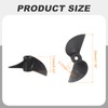 sourcing map 4Set RC Boat Propeller, 2 Blades Propellers 1.9mm