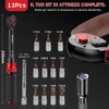 HYCHIKA Kit da 13 Chiavi Dinamometriche 1/4" 5-25Nm, Precisione ±2%,