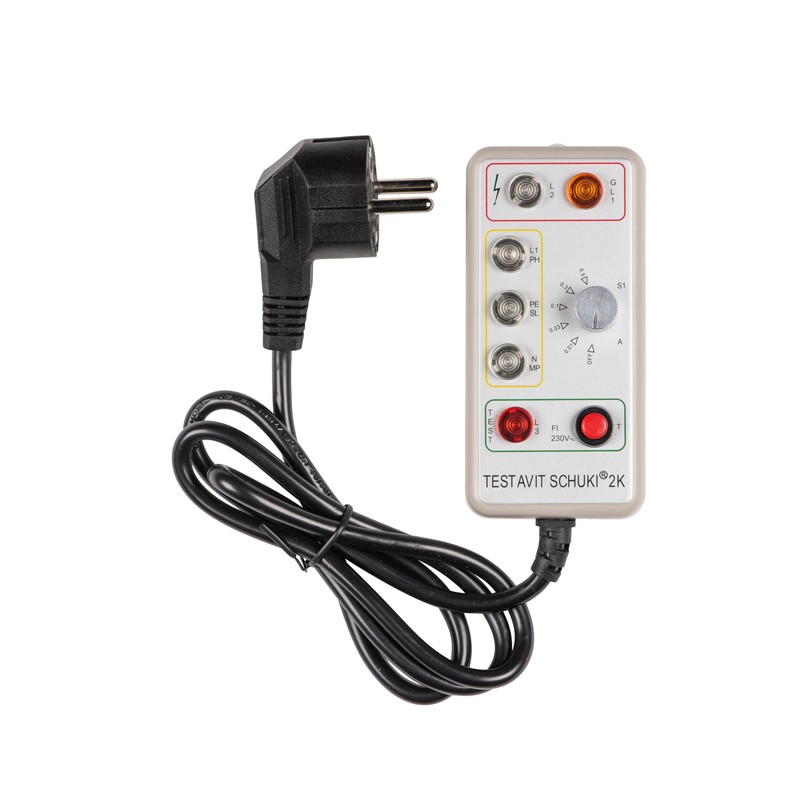 Testavit Schuki 2K Socket Tester with FI Test with Adjustable