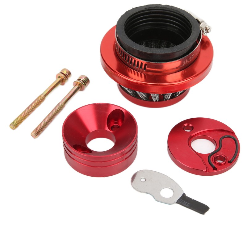 Carburetor Air Filter Adapter Red Replacement for 23cc 33cc 43cc
