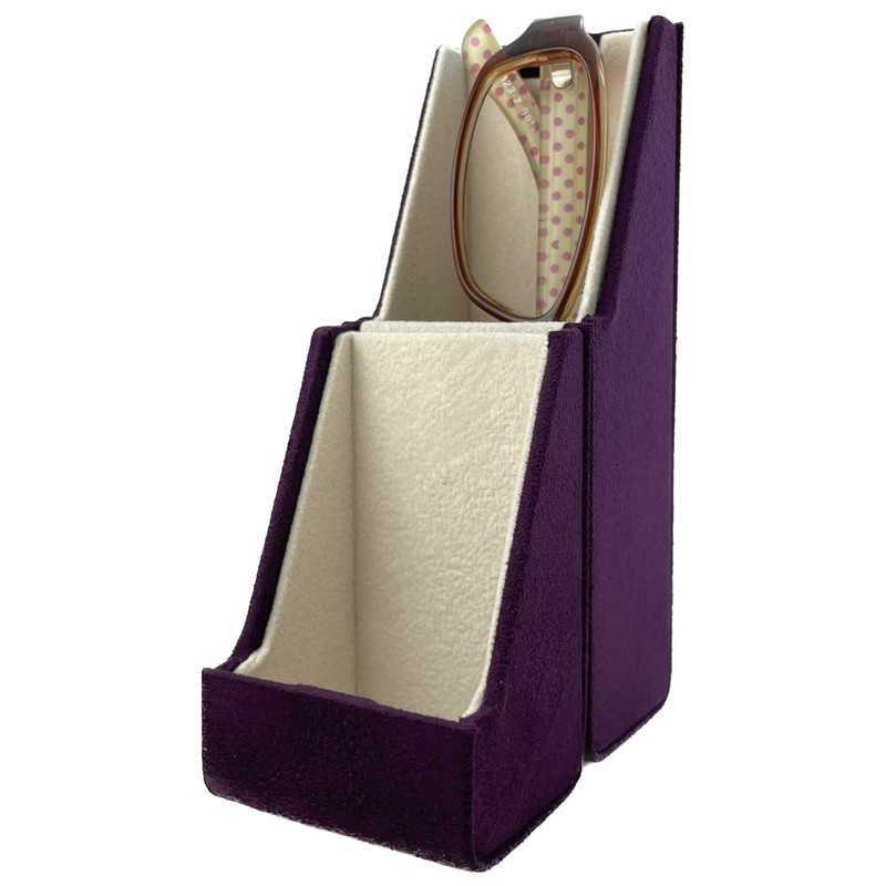 SAKAE D-17 Glasses Stand & Case Toray Ultra Suede Grace