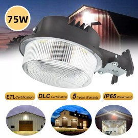 WYZM 75 Watt LED Barn Yard Light Dusk to Dawn Street Lights Outdoor Security Lighting