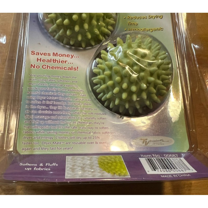 DRYER MATE - THE NATURAL WAY TO SOFTEN FABRICS REUSABLE
