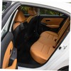 BUGUUYO 2pcs Double Headrest Hooks Suede Car Backseat Storage Organizer