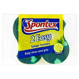 Spontex Easy Sponge Scourer - Pack of 2, Total 14
