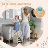 Qaba Toddler Tower, Adjustable 3 Step Kitchen Stool Helper with