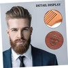 Handmade Beard Comb Natural Static Detangler for Daily Grooming Pocket