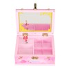Musical Jewelry Box Large Space Mirror Design Music Jewelry Organizer