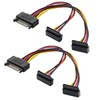 SATA Distribution Cable, SATA Power Cable, 2 Splitter, Bifurcation Power