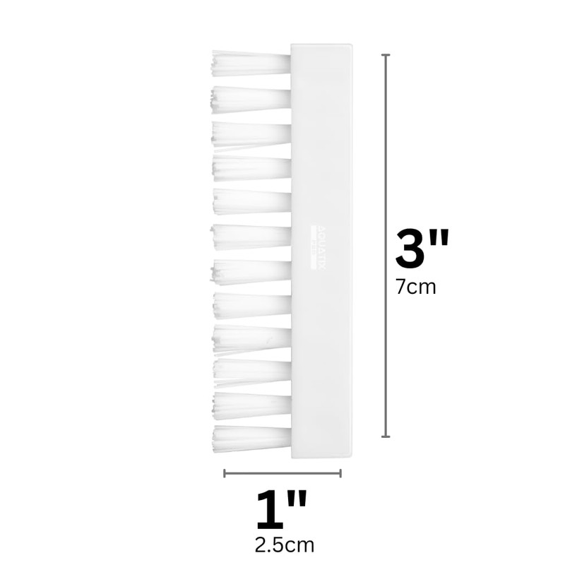 Aquatix Pro Pool Vacuum Head Replacement Brushes, 7pc, Nylon Bristles,