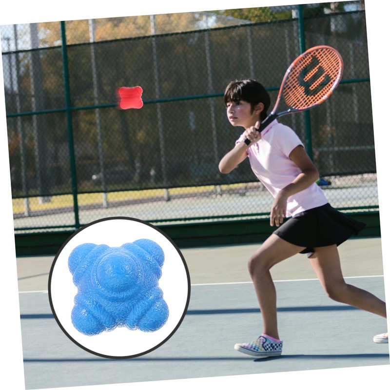 SUPVOX 6pcs Hexagonal Reaction Balls for Agility Training Durable Exercise