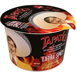 Tapatio Ramen Noodle Bowl 105g, Extra Spicy Flavor (12 Count)