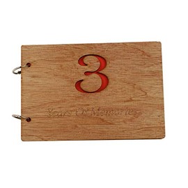 3rd Anniversary Scrapbook - 3 Years of Memories Add Photos and More
