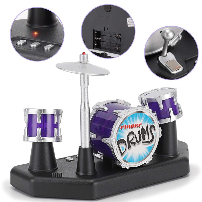 Finger Drum Set Electronic Mini Desktop Small Novelty Toy Desk